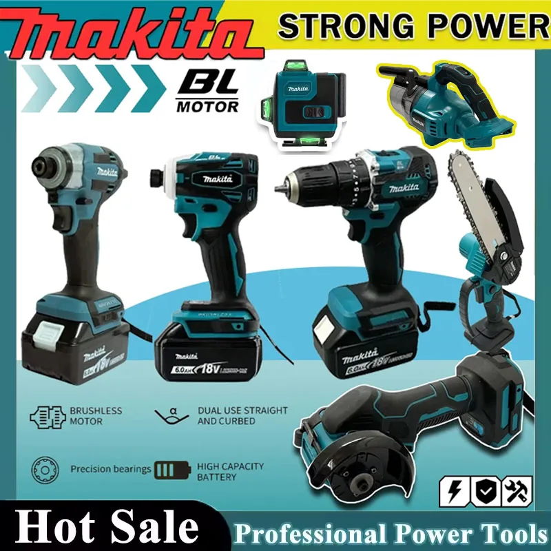 Pole Saw Cordless - مجموعة أدوات ماكيتا اللاسلكية المحمولة: مفك