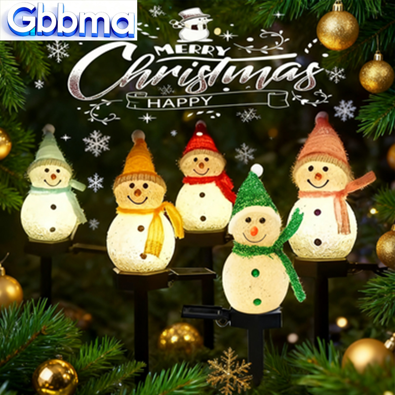 Outdoor Solar Power Xmas Lights - 2 LED ثلج الشمسية مصباح حديقة