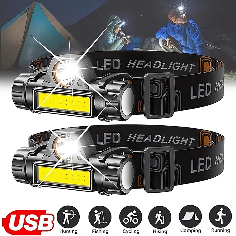 Outdoor Power Head - كشاف أمامي COB LED USB قابل