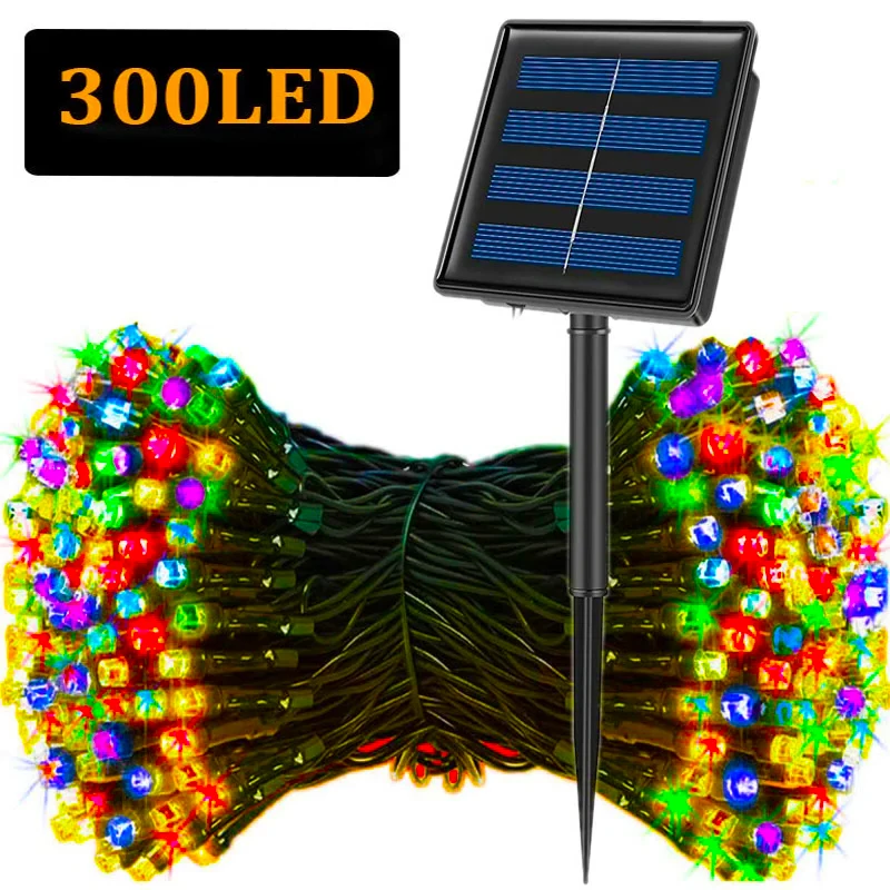 Outdoor Solar Power Xmas Lights - 5M-32M LED سلسلة أضواء الشمسية 300LED