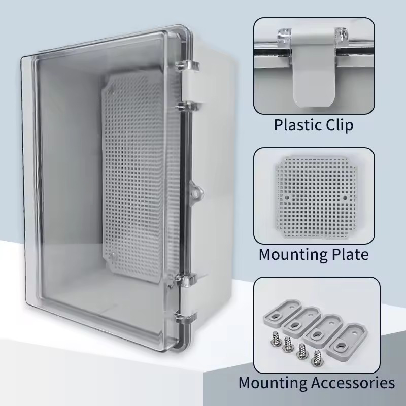 Outdoor Power Supply Box - IP66 الضميمة البلاستيكية الكهربائية ABS صندوق