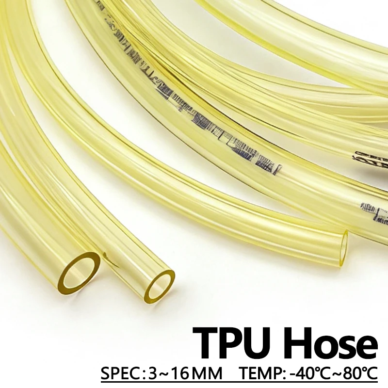 Outdoor Power Line - خرطوم وقود أصفر من مادة TPU