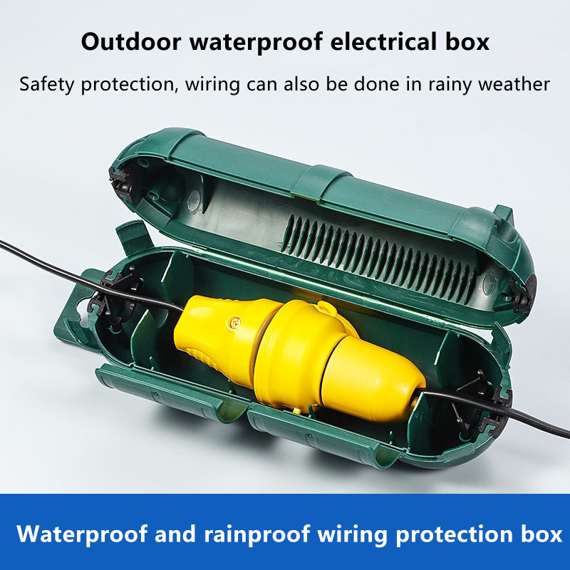 Outdoor Power Extension Cord - غطاء أمان سلك تمديد خارجي مع