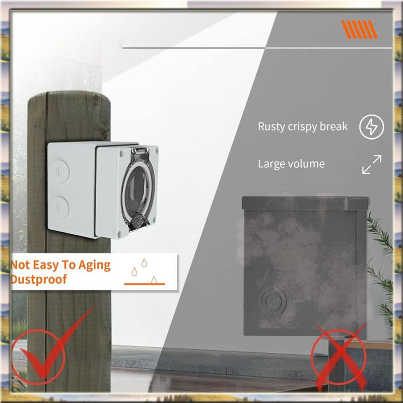 Outdoor Power Receptacle - AA46 HOT-50Amp صندوق مخرج طاقة خارجي،