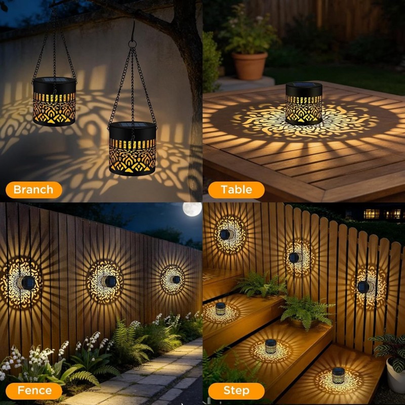 Outdoor Power Deals - 【صفقة كبيرة】أضواء سياج تعمل بالطاقة الشمسية