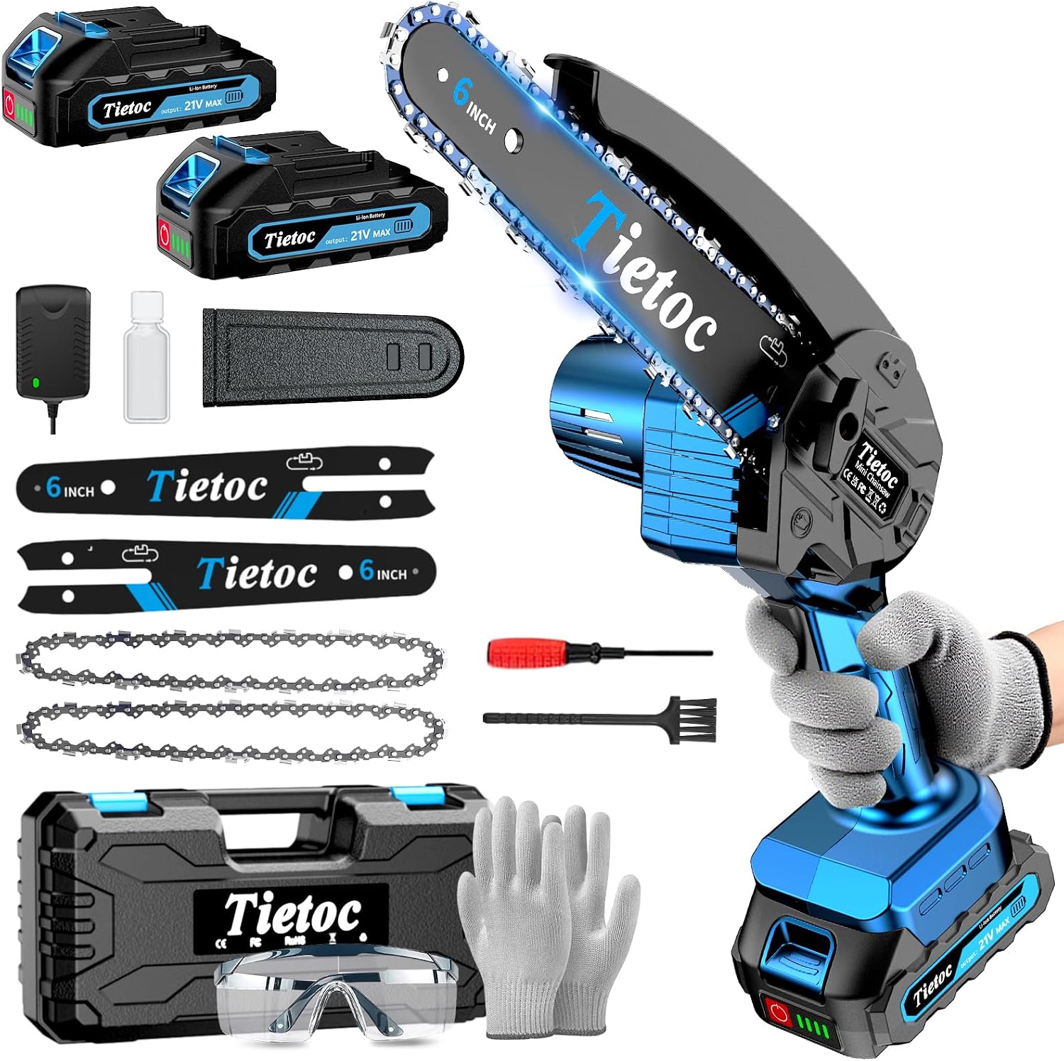 Pole Saw Cordless - منشار سلسلة صغير، منشار كهربائي لاسلكي