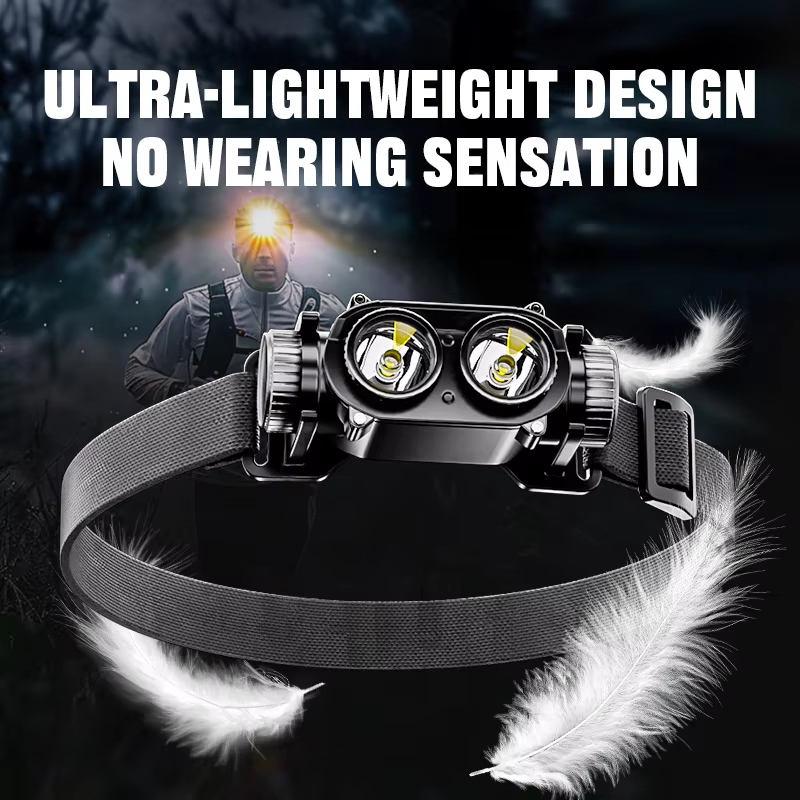 Outdoor Power Head - مصباح رأس LED قابل لإعادة الشحن