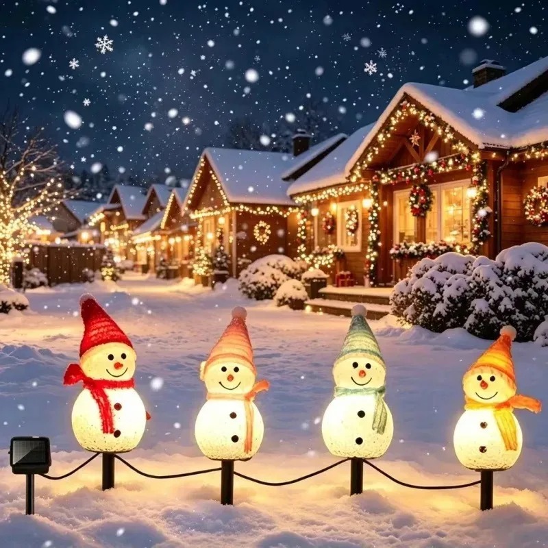 Outdoor Solar Power Xmas Lights - أضواء LED تعمل بالطاقة الشمسية على