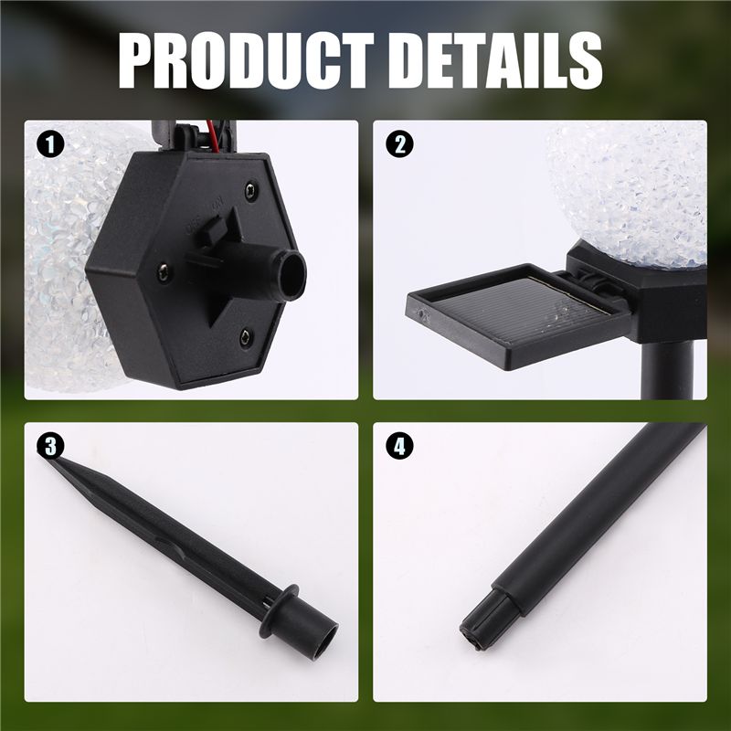 أضواء شمسية على شكل رجل الثلج  - مراجعة Outdoor Solar Power Xmas Lights وسعره
