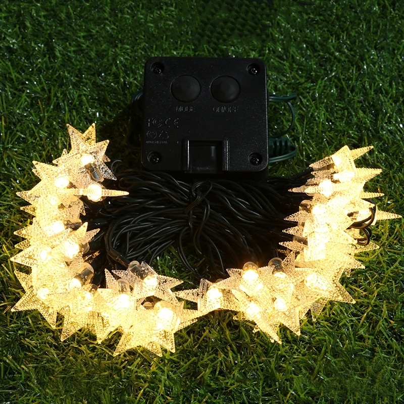 أضواء نجمية تعمل بالطاقة الشمس - مراجعة Outdoor Solar Power Xmas Lights وسعره