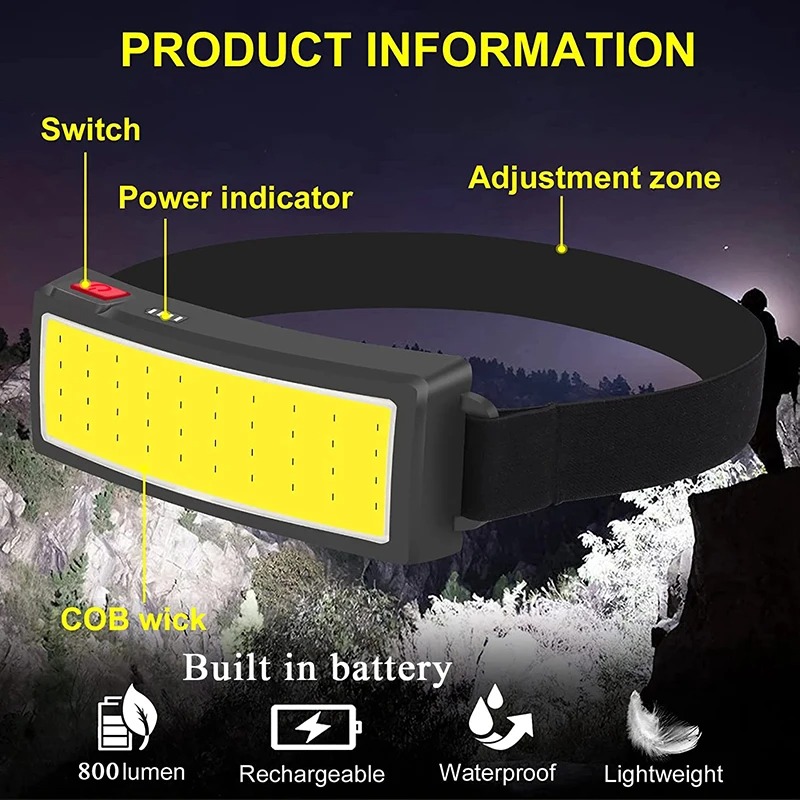 مصباح أمامي LED قوي بتقنية COB - مراجعة Outdoor Power Head وسعره