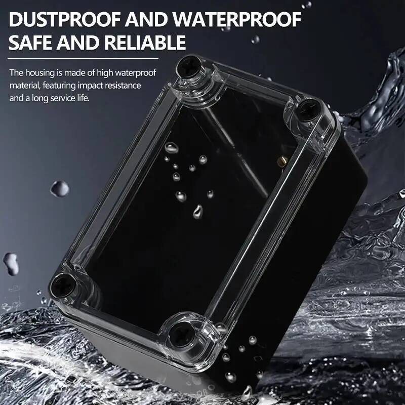 2 قطعة غطاء شفاف مقاوم للماء ص - مراجعة Outdoor Power Supply Box وسعره