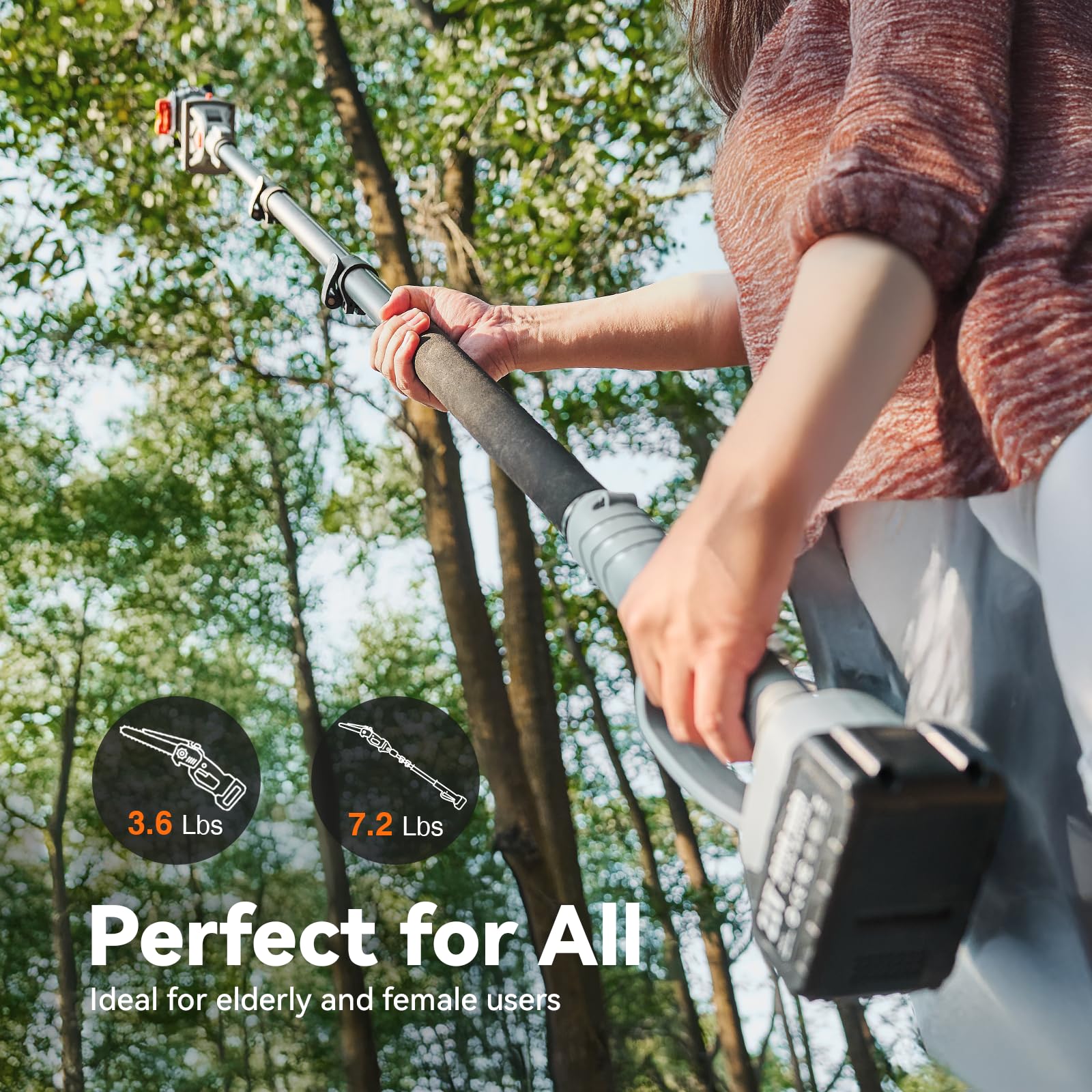 منشار تقليم قابل للتمديد من تا - مراجعة Pole Saw Cordless وسعره
