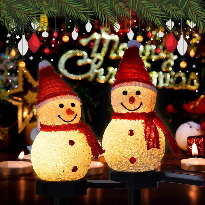 LED ثلج الشمسية مصباح حديقة في - مراجعة Outdoor Solar Power Xmas Lights وسعره