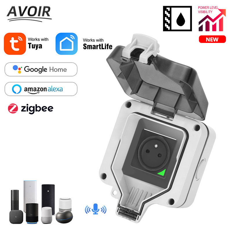 Avoir زيجبي تويا IP66 في الهوا - مراجعة Outdoor Zigbee Power Plug وسعره
