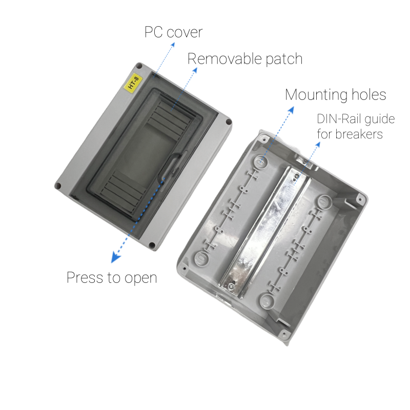 صندوق توزيع IP65 لقواطع التيار - مراجعة Outdoor Power Supply Box وسعره