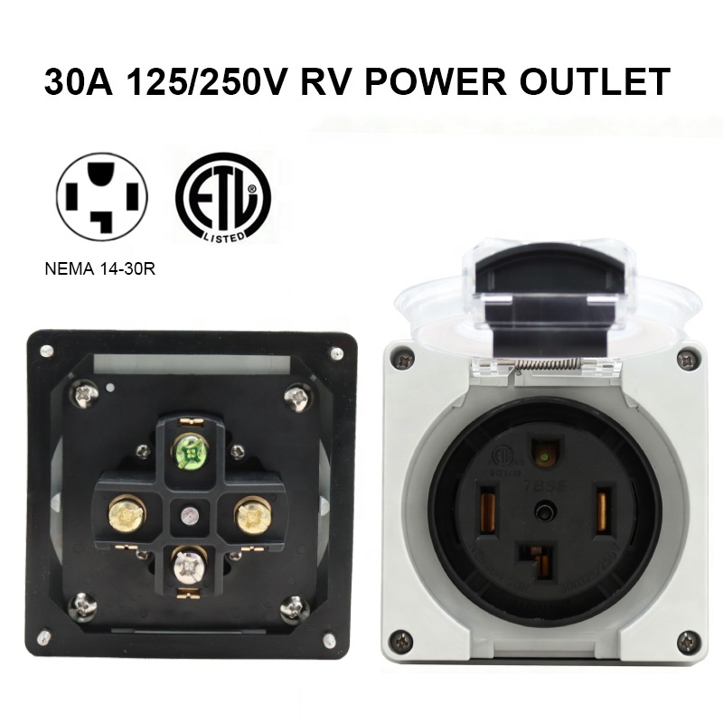 صندوق مخرج طاقة 30 أمبير NEMA  - مراجعة Outdoor Power Receptacle وسعره