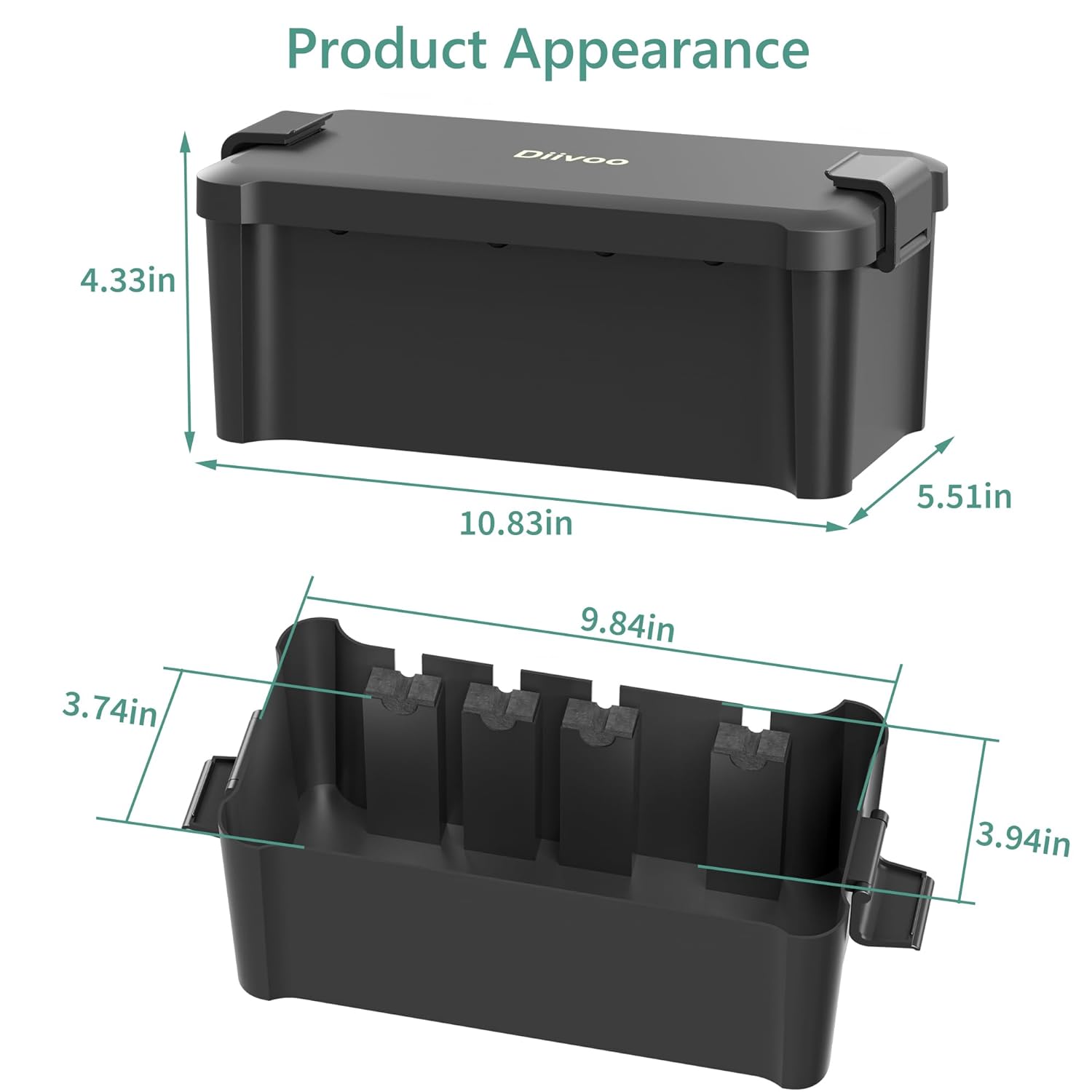 Diivoo صندوق كهربائي مقاوم للم - مراجعة Outdoor Power Supply Box وسعره