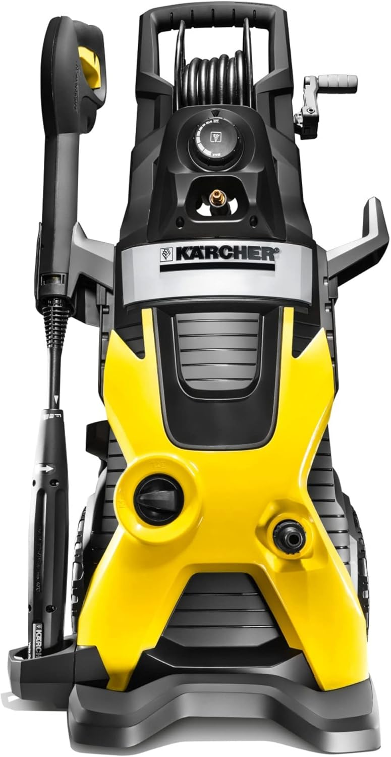 غسالة ضغط مع بكرة خرطوم، وعصي  - مراجعة Outdoor Power Washer وسعره