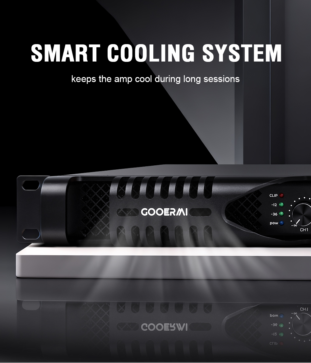 مضخم صوت Gooermi DZ1300 1U من  - مراجعة Outdoor Power Amplifier وسعره