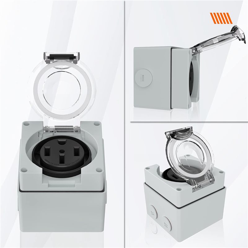 صندوق منافذ طاقة ABZL 6X 50 أم - مراجعة Outdoor Power Receptacle وسعره