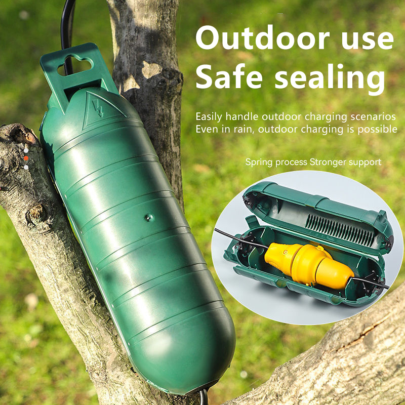 غطاء أمان سلك تمديد خارجي مع ص - مراجعة Outdoor Power Extension Cord وسعره