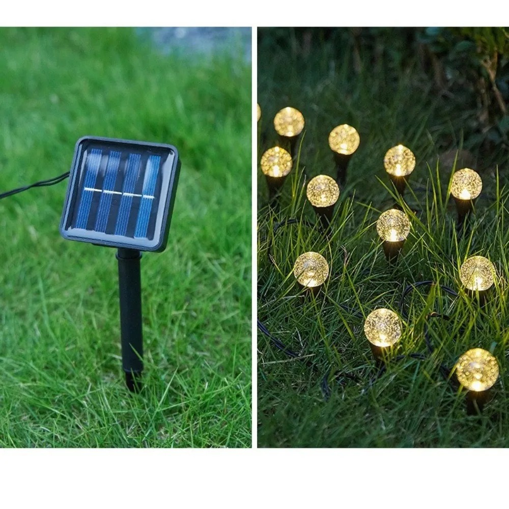 أضواء حديقة خارجية تعمل بالطاق - مراجعة Outdoor Solar Power Xmas Lights وسعره